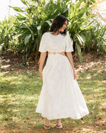 Cut Out Ring Celeste Blush Lace Dress