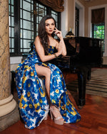 Blue Blossom Rhapsody Baloon Gown