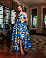 Blue Blossom Rhapsody Baloon Gown