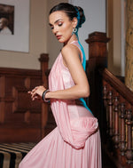 Cote Blanche Elegant Gown In Pink