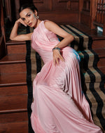 Cote Blanche Elegant Gown In Pink