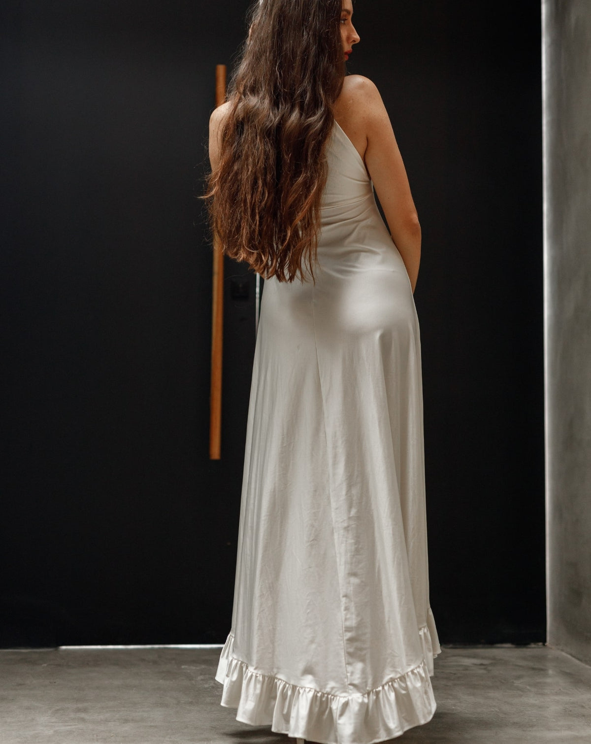 Halter Neck Maxi Party Dress