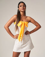 Present Me Mini Dress in Yellow