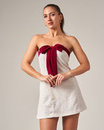 Present Me Mini Dress in Maroon