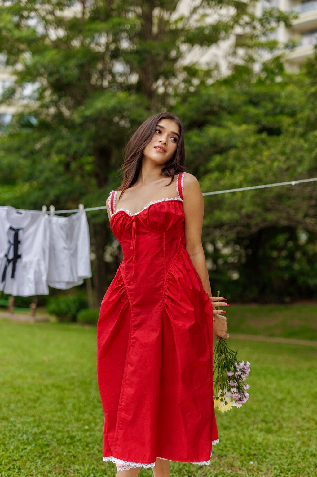 Scarlet Bustier Sundress