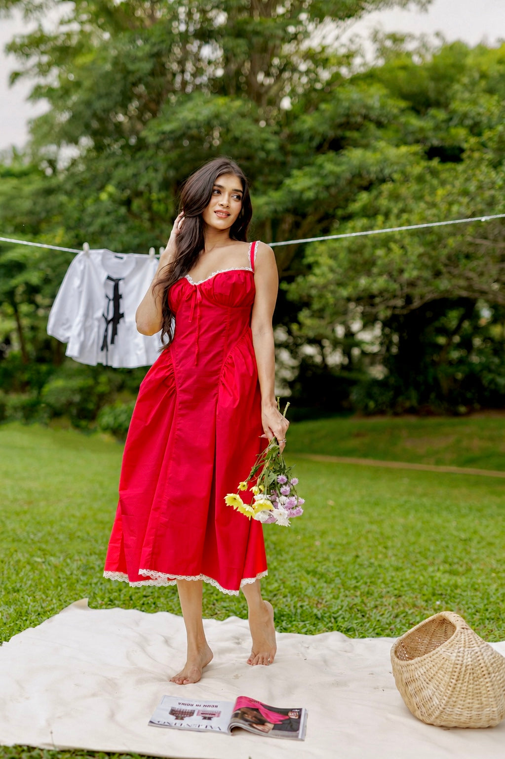 Scarlet Bustier Sundress