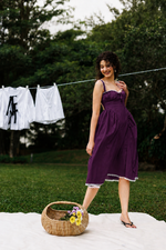 Plum Bustier Sundress