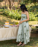 Olive Green Tube Smocked Dress