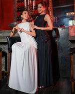 Cote Blanche Elegant Gown In White