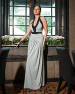 Eleste Noir Mint Gown