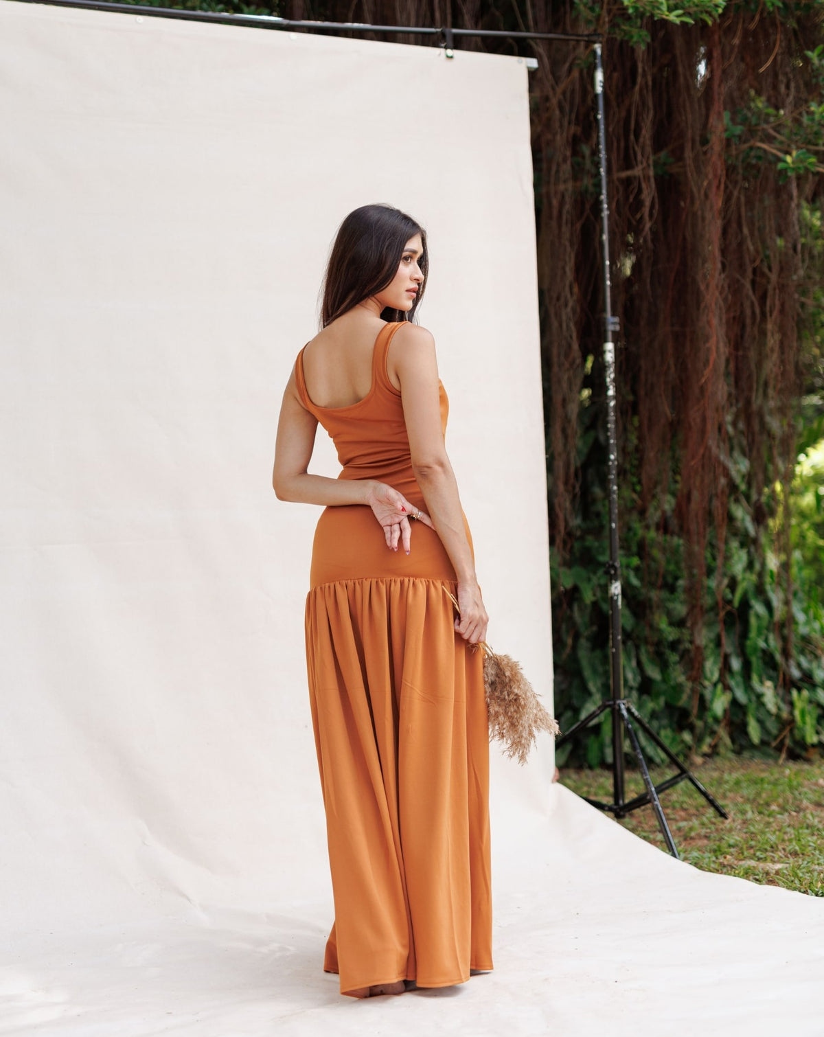 Sahara Sunset Long waist Gown