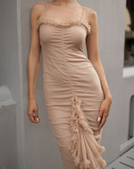 Cascading Ruffles Dress