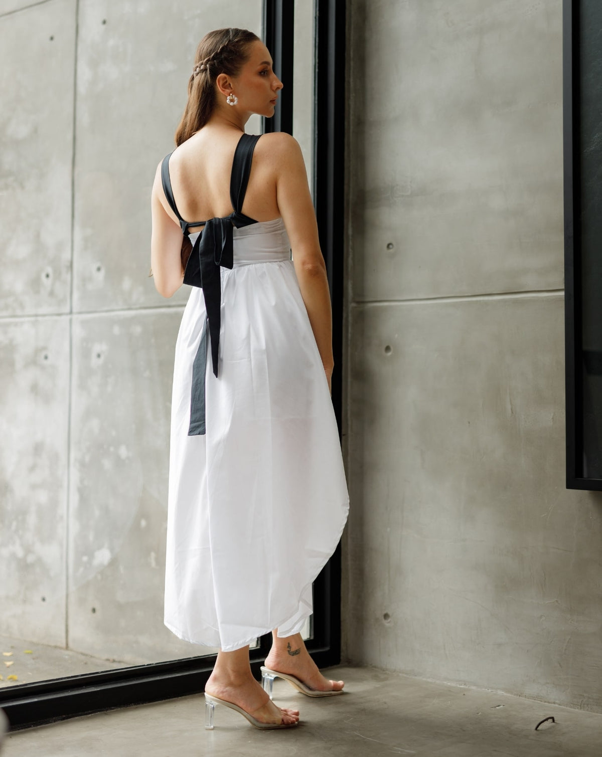 Black And White Sewing Pattern Dress
