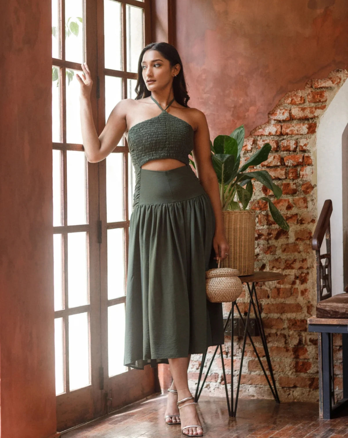 Sage Green Willow Dress