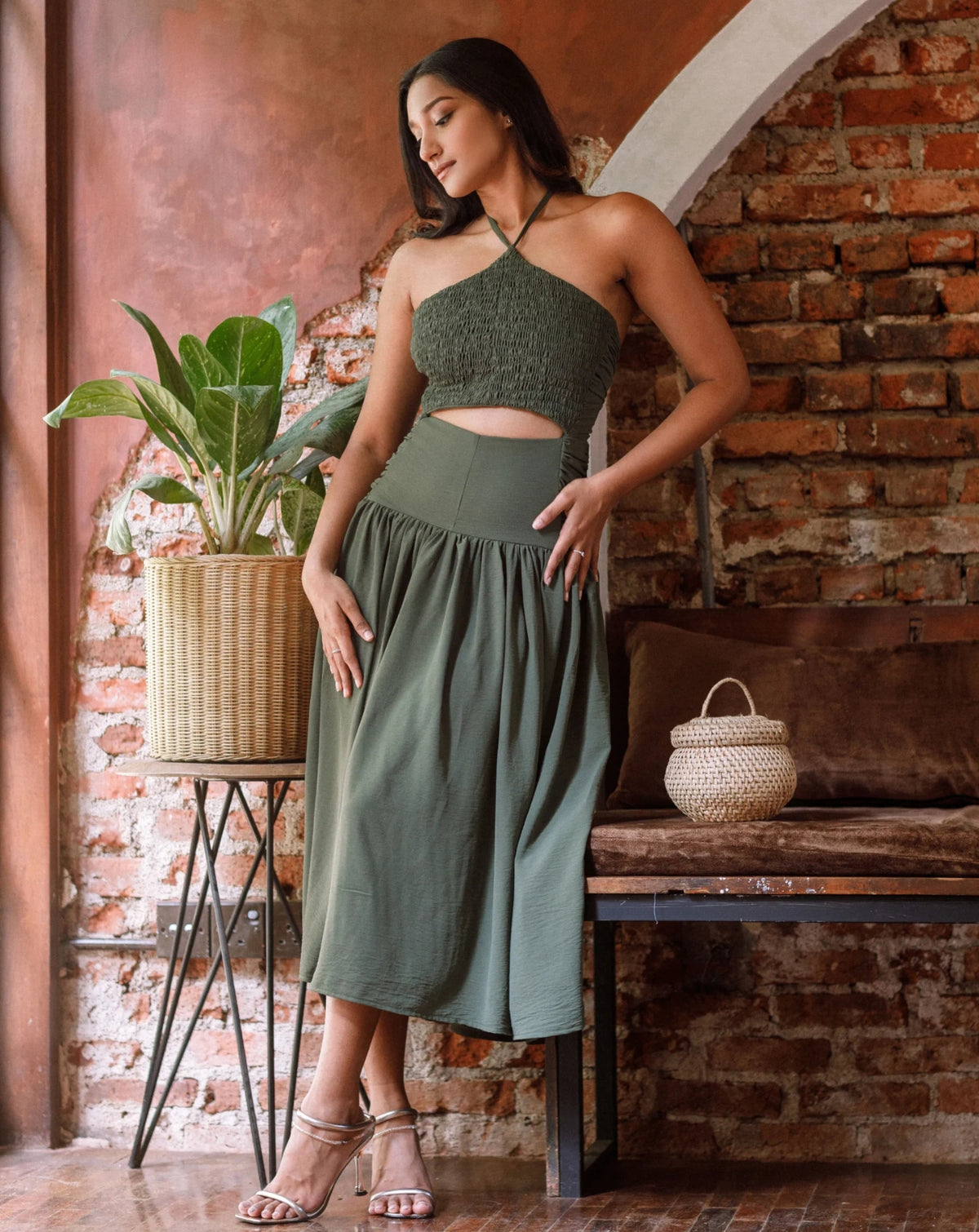 Sage Green Willow Dress