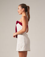 Present Me Mini Dress in Maroon