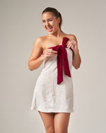 Present Me Mini Dress in Maroon