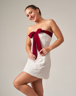 Present Me Mini Dress in Maroon