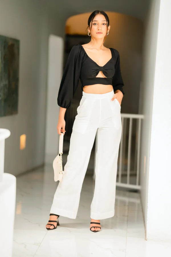 HIGH WAIST PANT WHITE