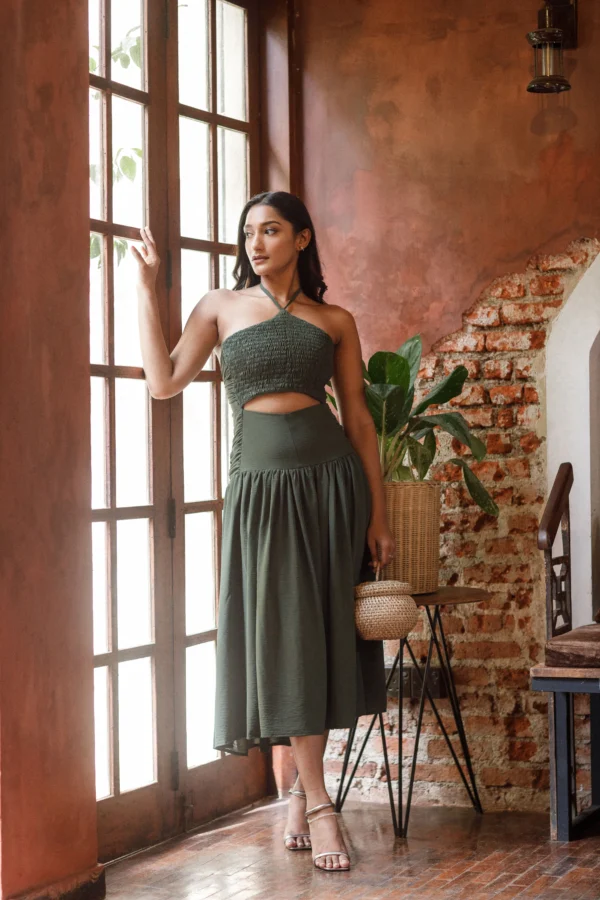 SAGE GREEN WILLOW DRESS - Image 3