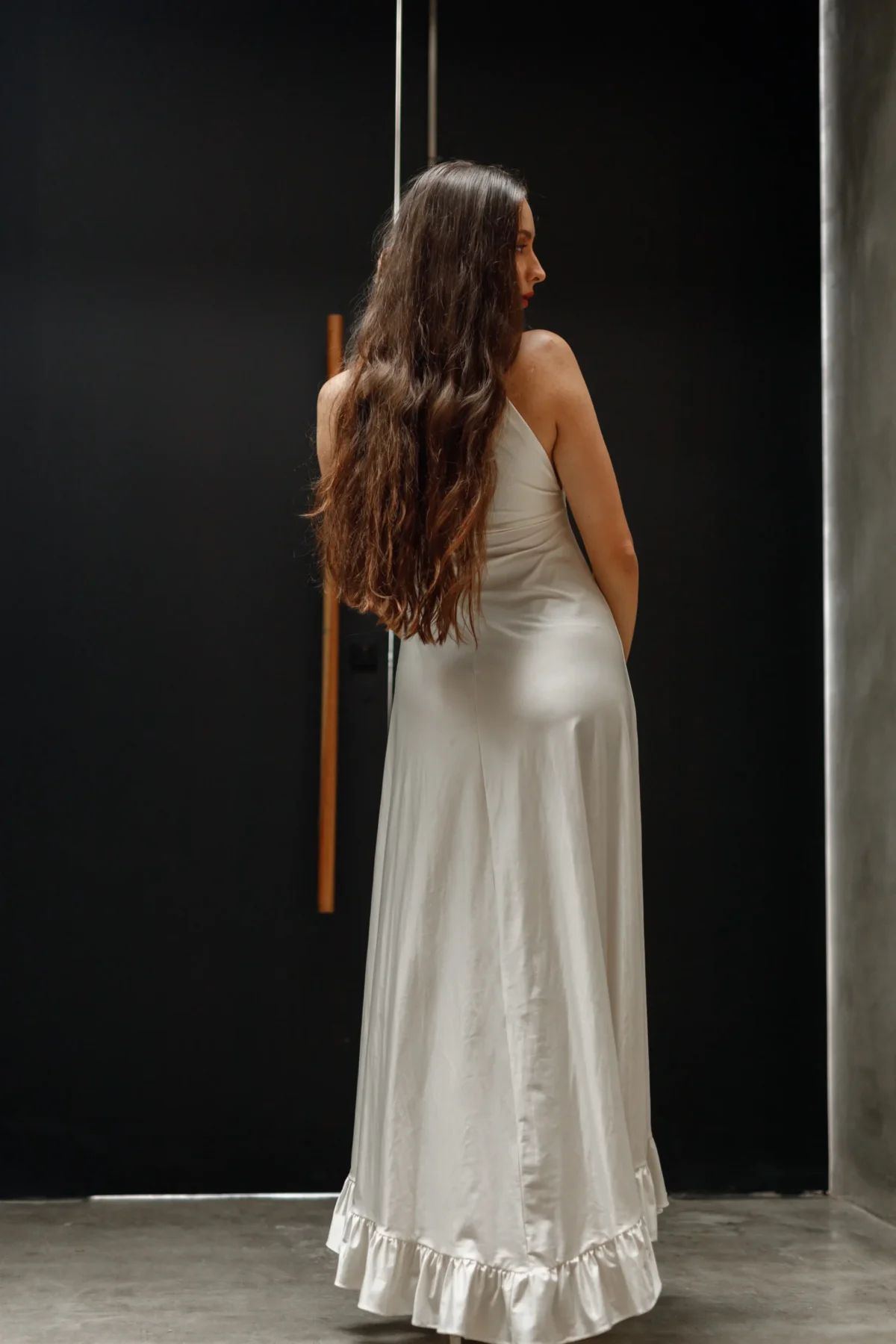 HALTER NECK MAXI PARTY DRESS - Image 2