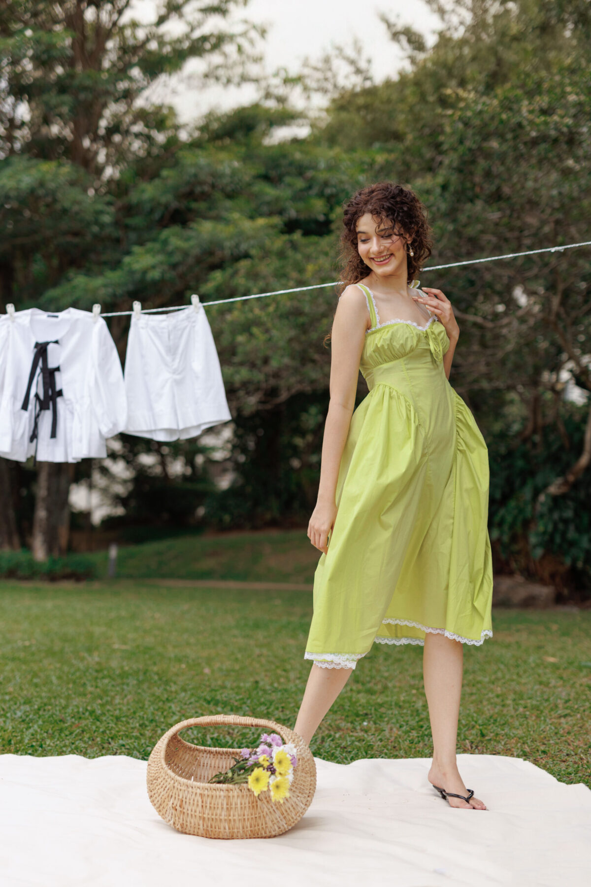 Cinnabar Bustier Sundress - Image 3